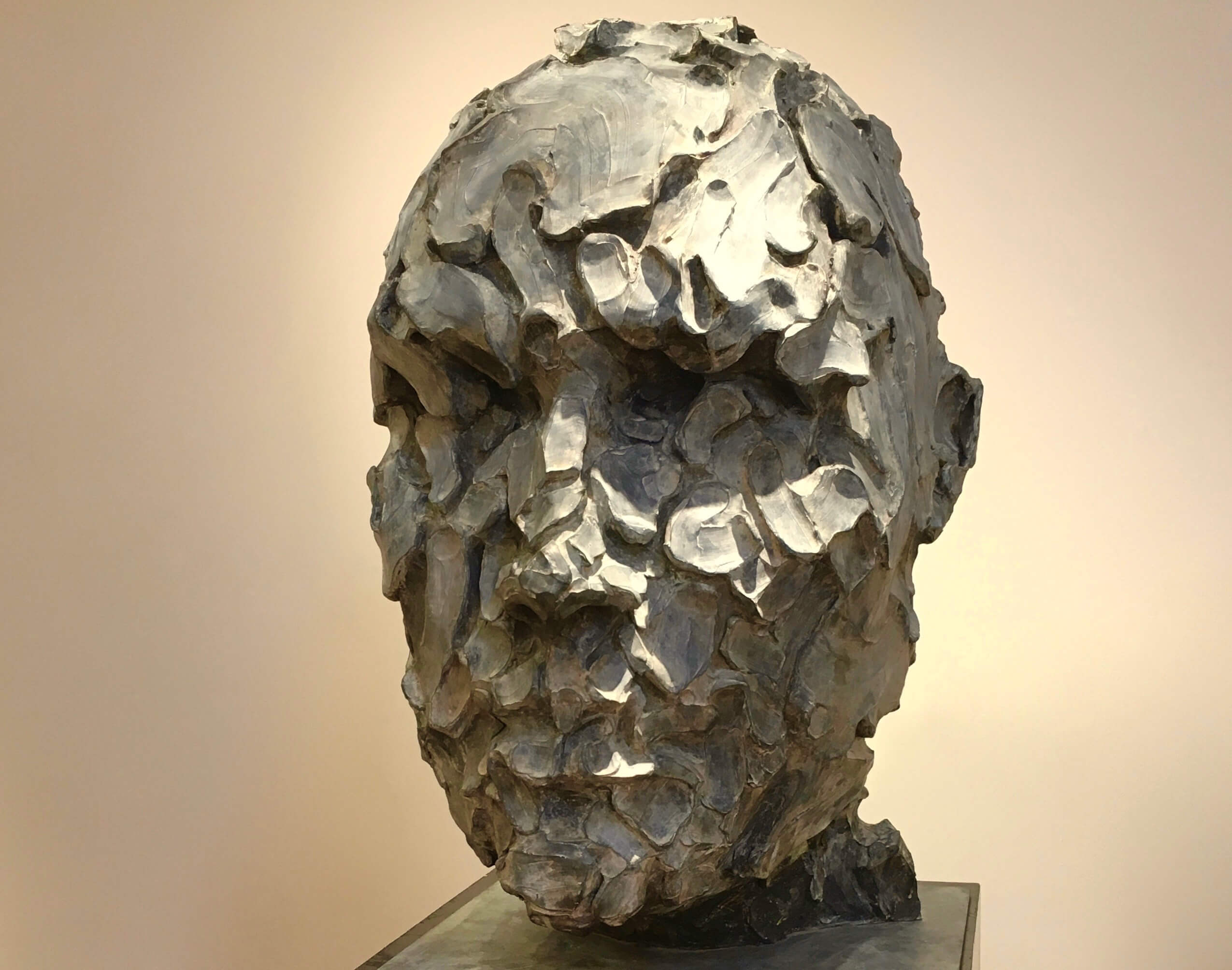 Le Cador, bronze, 105 cm, Catherine Thiry, Sculpteur belge