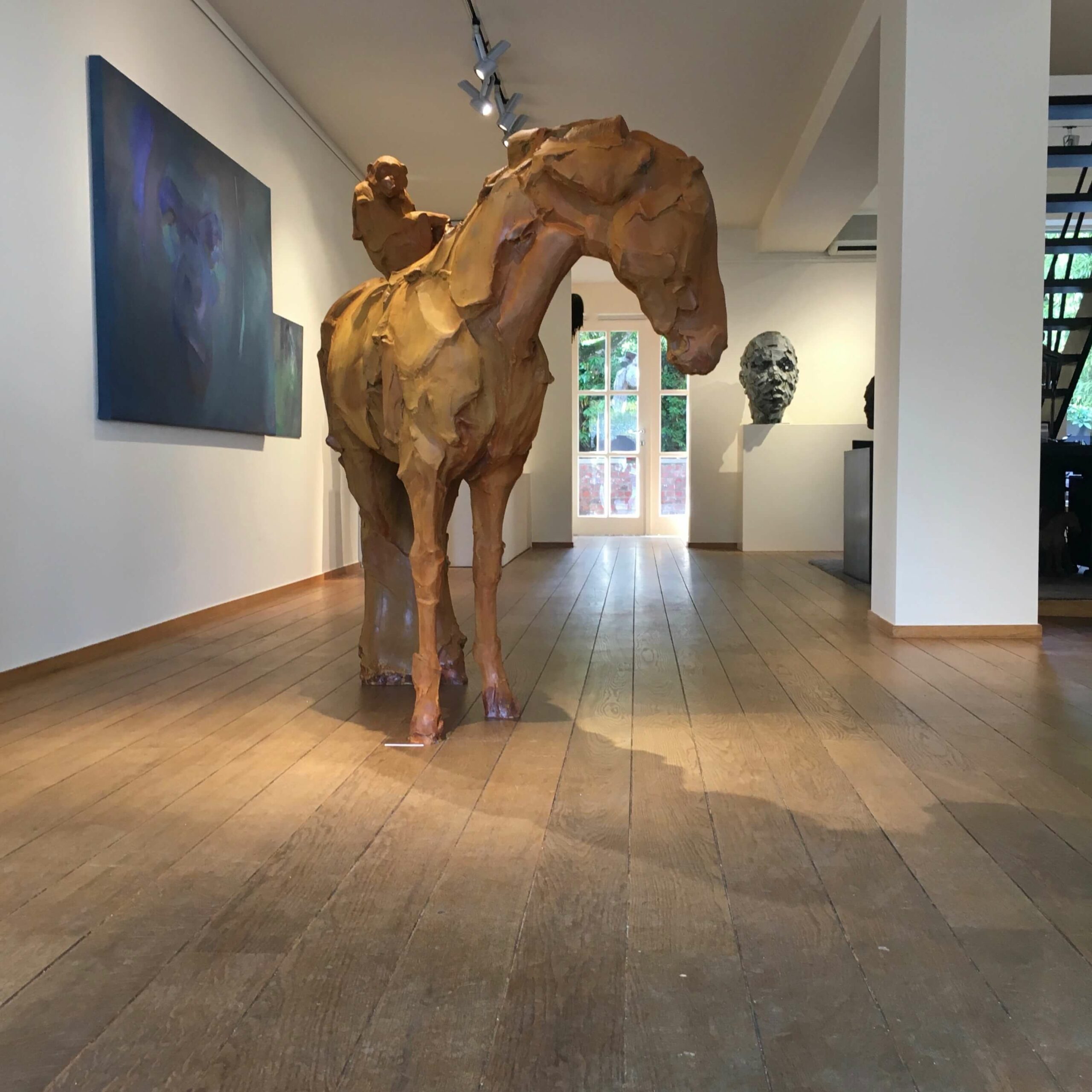 Grand Paradigm, Composite de fer, Sculpture monumentale, Catherine Thiry, sculpteur, artiste belge