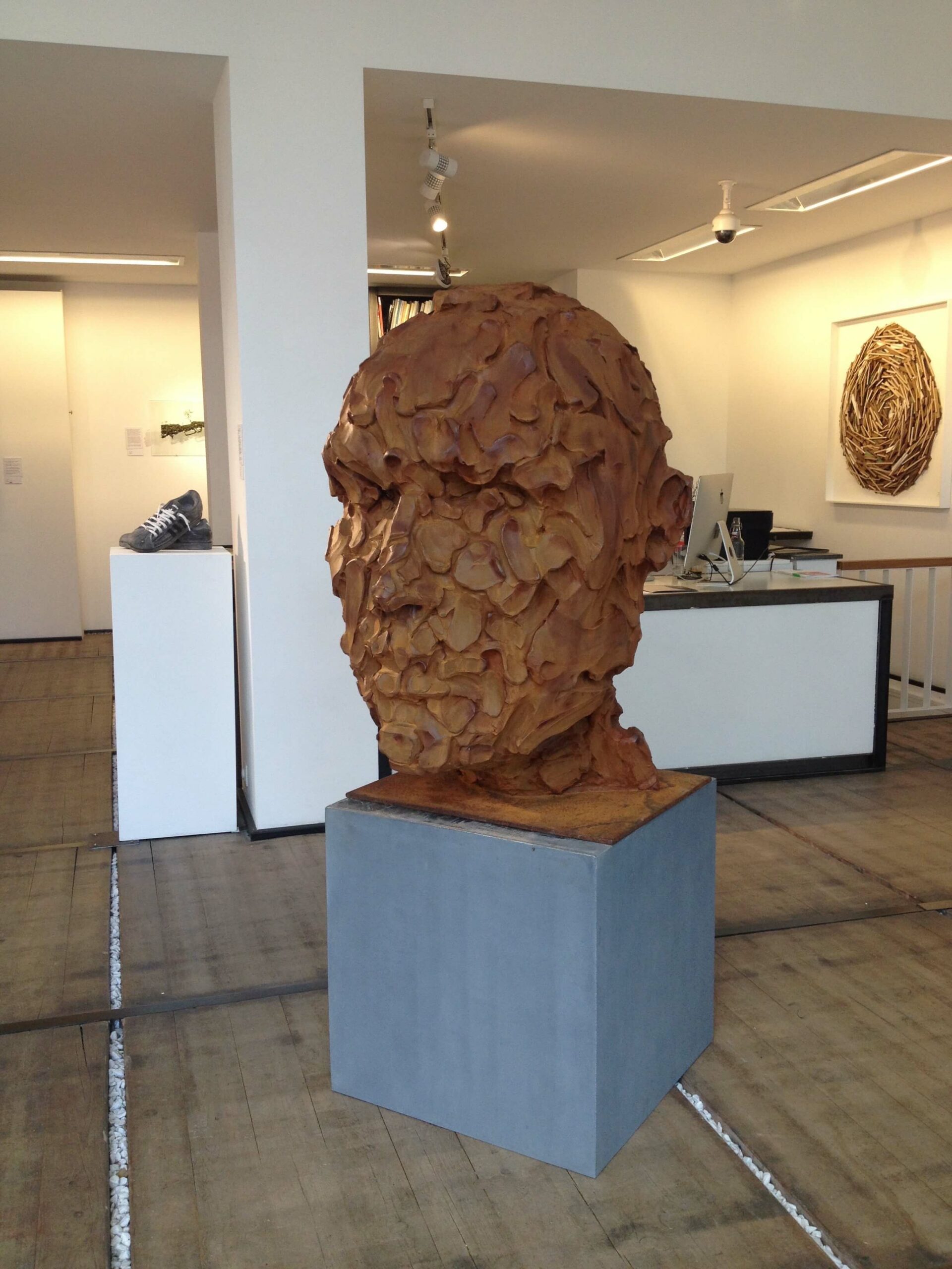 Le Cador, bronze, 105 cm, Catherine Thiry, Sculpteur belge