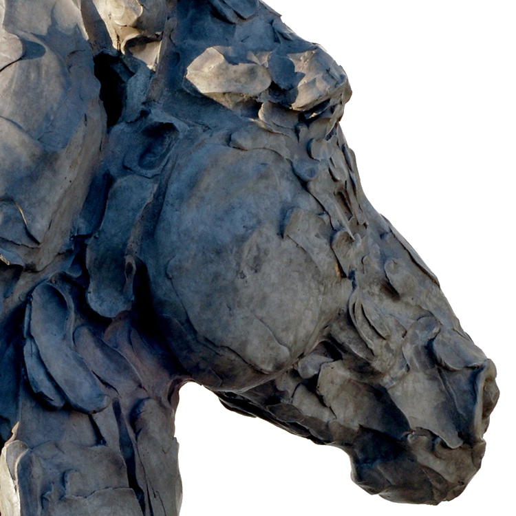 Antidote, bronze, 80cm, Catherine Thiry, Sculpteur belge