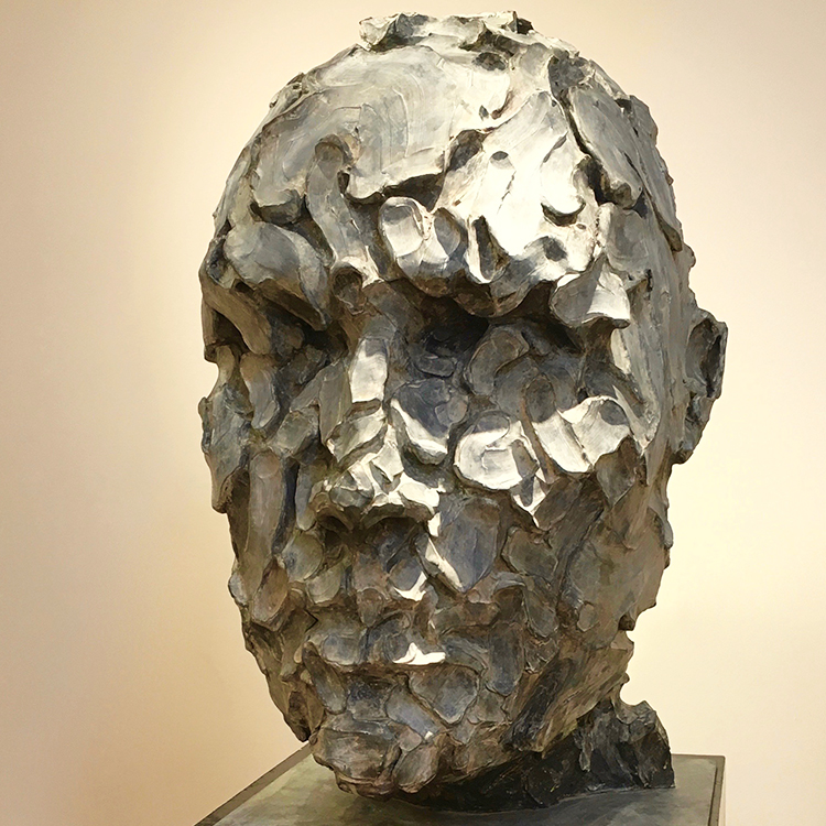 Le Cador, bronze, 105 cm, Catherine Thiry, Sculpteur belge