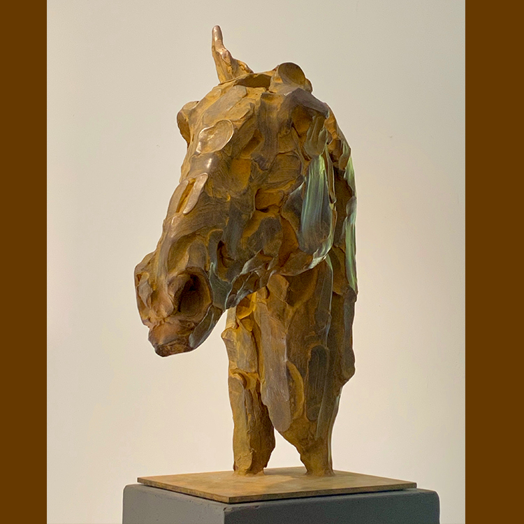 Marvin, bronze, Catherine Thiry, sculpteur;