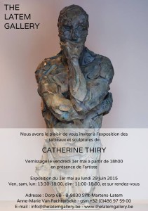 Catherine Thiry, Sculpteur belge, expo Sint Martens Latem, Belgique