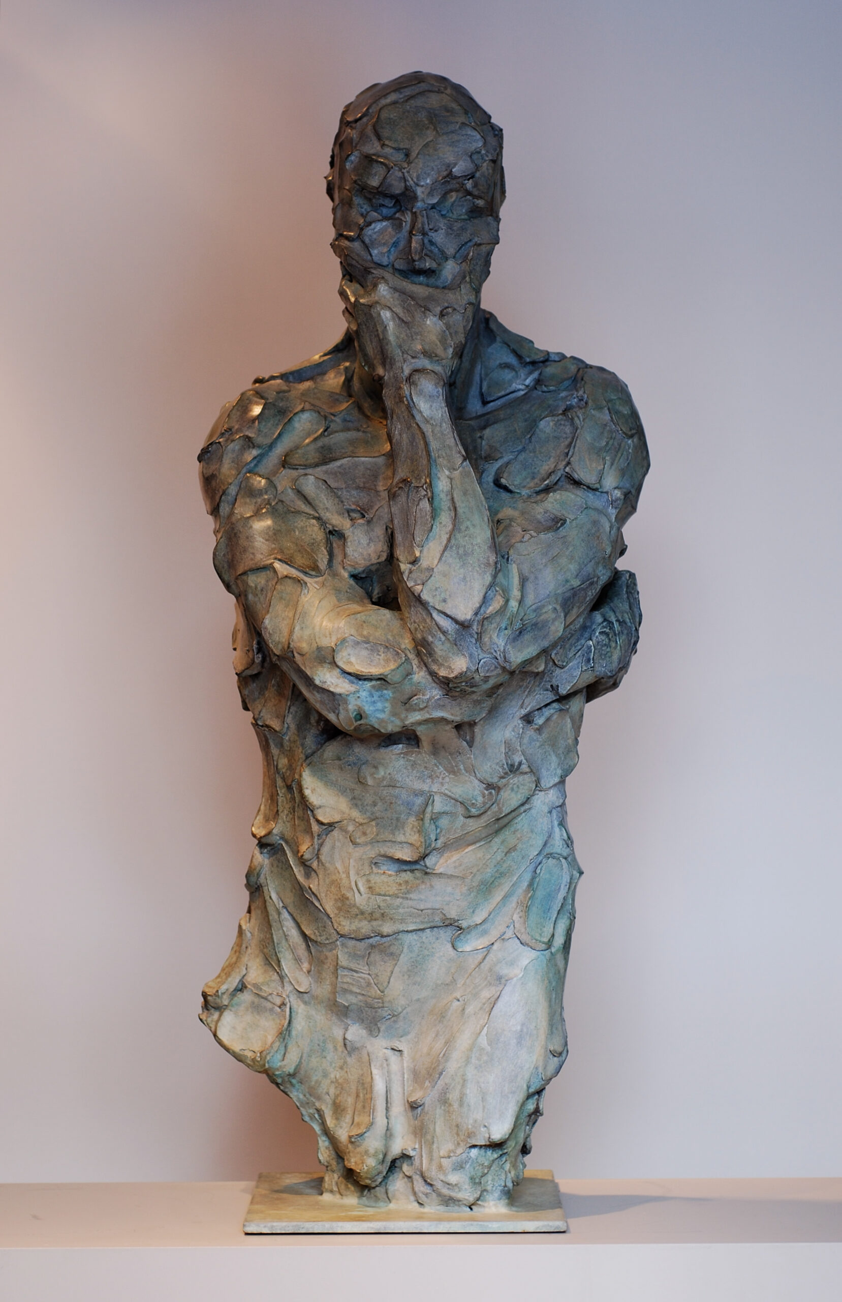 Sagace, bronze, Catherine Thiry, sculpteur, artiste belge