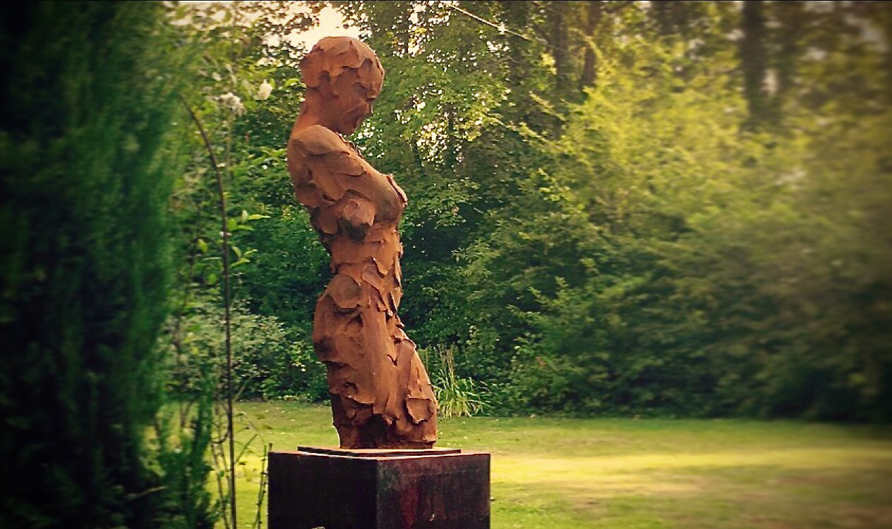 Panacée, composite de fer, sculpture, 105cm, 15-Catherine Thiry, sculpteur, artiste belge