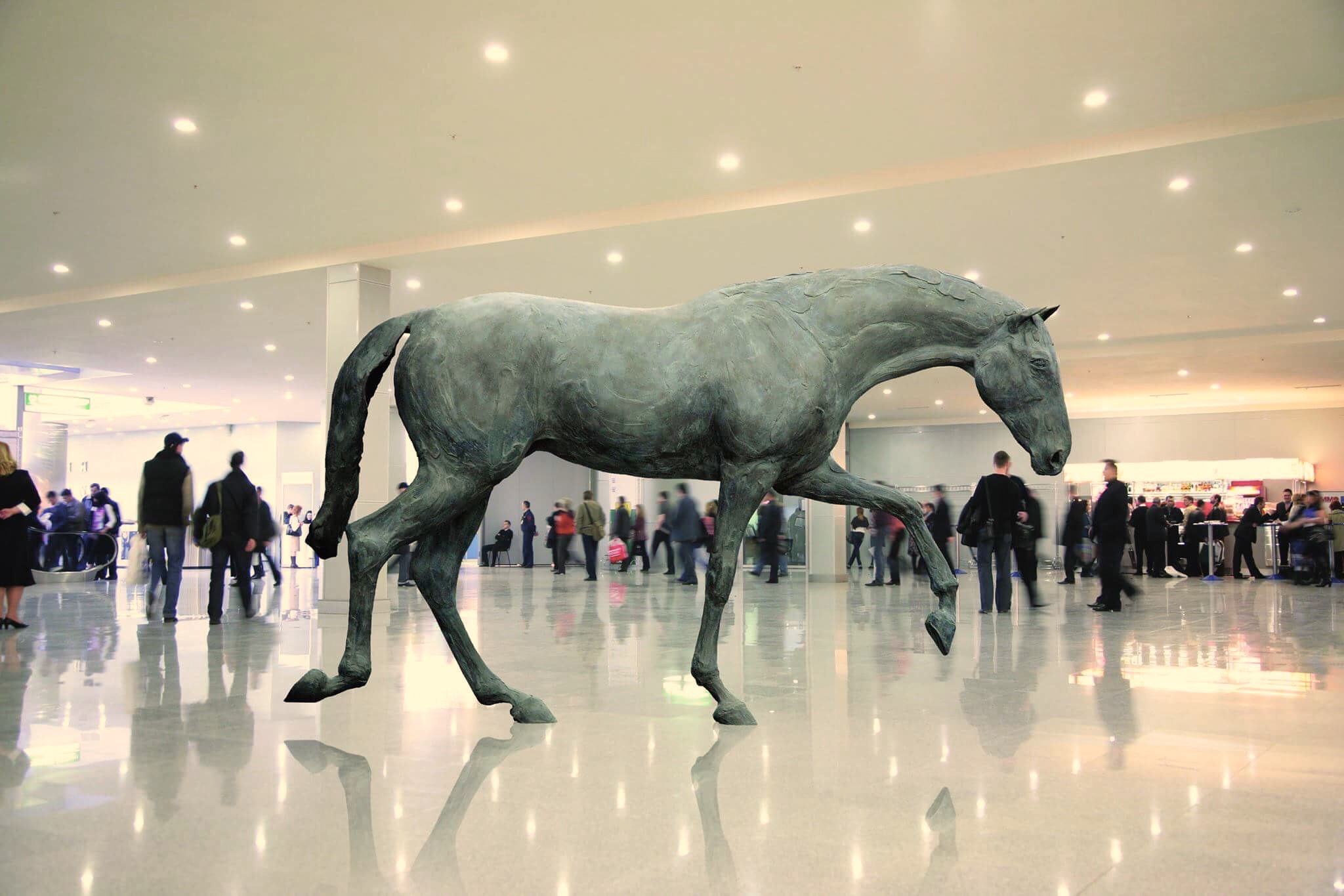 Grand Nomad, sculpture monumentale, Catherine Thiry, sculpteur, artiste belge